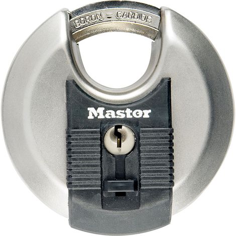Master Lock Excell Stainless Steel Discus 70mm Padlock MLKM40 XMS19DISC70