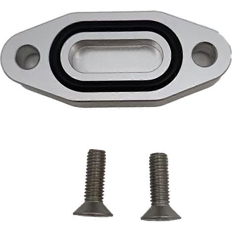 Plaque de bouchon de carter d'huile vierge en aluminium compatible avec les moteurs de troisième/quatrième génération LLSXLS1L9HLQ4LQ9L92 4,8L 5,3L. (1/5)