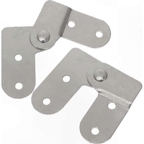 Charnières de remplacement pour échelles de grenier et escabeaux télescopiques, lot de 2, charnières d'escalier en ingénierie durable (1/4)