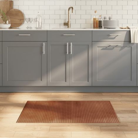 Tapis rectangulaire marron 60x100 cm bambou vidaXL (1/5)