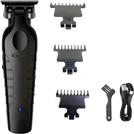 Tondeuse à cheveux électrique Kemei KM-2299 avec charge rapide USB, batterie 1200 mAh, sans fil et rechargeable. (1/5)
