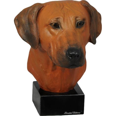 Rhodesian Ridgeback, cane da caccia al leone africano - statuetta dipinta, figurina, realizzata da un artista, marchio Art-Dog (1/3)