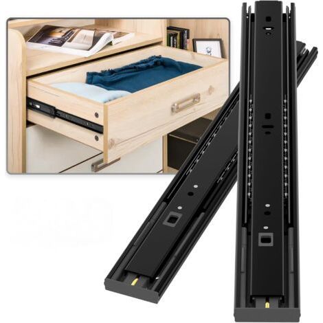 Drawer Slides, Load Capacity up to 45KG, with Soft Close and Ball Bearings, Extension 300mm, 1 Pair (2 Pieces)12inch (1/5)
