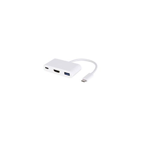 Adaptateur multiport USB-C MicroConnect, 0,20 m