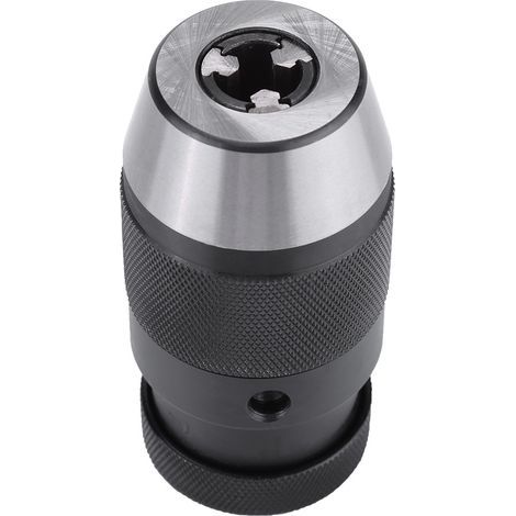 Mandrin de perceuse robuste 1 pc 0-13mm 1/2 mandrin auto-serrant en acier sans clé B16 pour tour perceuse électrique mandrin de presse (1/5)