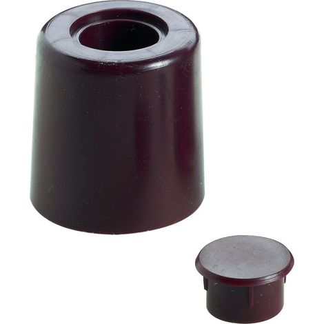 Hettich Türstopper 29,0 x 26,5 mm braun - 2 Stück Türhalter