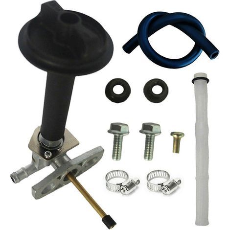 Benzinhahn mit Hebel für TRX250, TRX350, TRX400, TRX450 und TRX500 (Teilenummer 16950-HM8-003, GasValves Ersatzteil, mehrfarbig) (1/4)