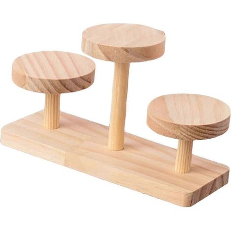 Holz-Präsentationsständer, Regalständer aus Holz, Organizer für Uhren, Schmuck und Cupcakes-23cmx7.5cmx12.5cm