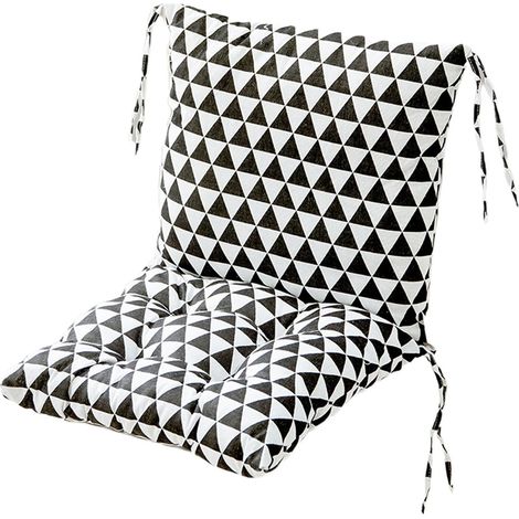 Coussin de dossier pour chaise berçante, coussin de dossier pour chaise berçante d'extérieur, résistant aux UV et à la décoloration, coussin pour chaise berçante à dossier haut (40 x 80 cm) (1/5)