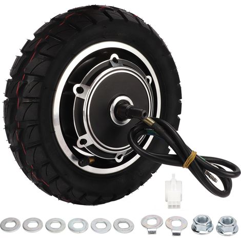 Kit de Conversion d'assemblage de moteur de moyeu de roue de 10 pouces, 36V-60V, 350W-1500W, pour moto électrique, vélo tout-terrain, Scooter (1/4)