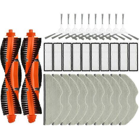 Pour Xiaomi aspirateur robot S40C/E101 pièces détachées brosse principale et latérale filtre HEPA chiffon de lavage accessoires pièces (1/5)