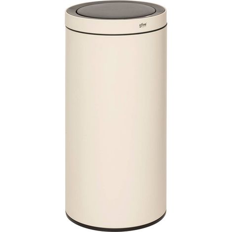 Automatischer mülleimer delta aus metall in beige 40l - 5five