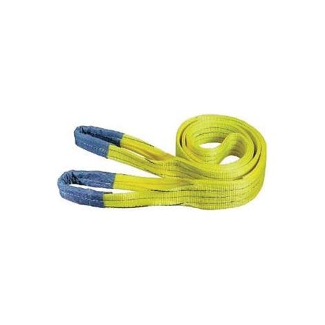 CINGHIA DI SOLLEVAMENTO CON FASCIA  A DOPPIO STRATO MM.100  mt.5 x mm100h.  portata Kg.3000 colore giallo    EXCEL