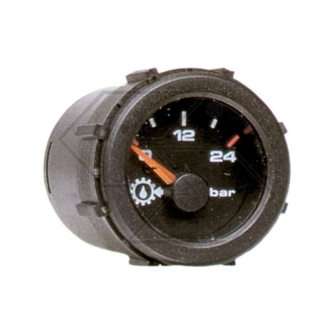 Manometro elettrico pressione olio motore 12V pressione bar 0-24 NEWGARDENSTORE