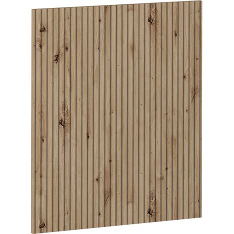 Küchenfront R-Line, Artisan-Eiche, 59.6 x 71.3 cm Möbelfront für den Backofenumbauschrank (halb), Vicco (1/5)