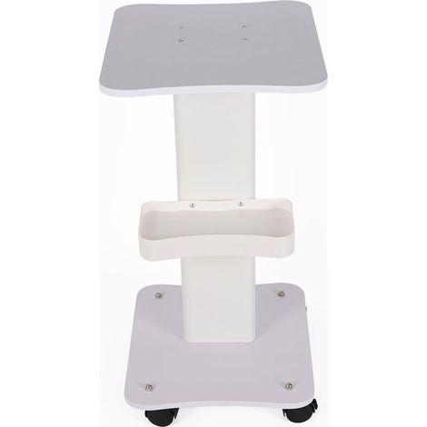 Schönheit Kosmetikwagen Arbeitswagen, Beauty Salon Trolley Gerätewagen Kosmetik Tragbar Wagen Mit Rollen Für Friseur Beauty Salon Spa,Weiß (1/5)