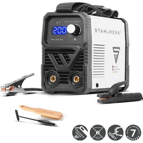 STAHLWERK ARC 200 MD Saldatrice ad elettrodi inverter 200 A MMA E Hand Lift TIG