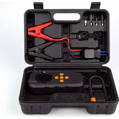 Inflador de neumático inalámbrico 6000 mAh con caja de herramientas (1/5)
