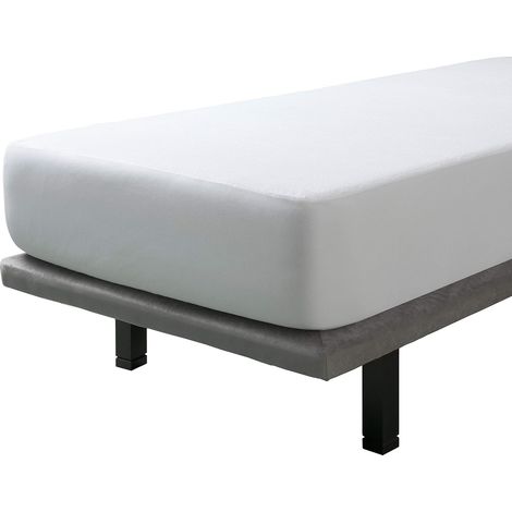 Protège Matelas Imperméable et Respirante, Éponge Bouclette 100% Coton Housse de Matelas (90x190/200cm) (1/5)
