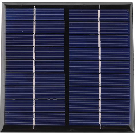 Panneau Solaire - 2W 9V - Pour Bricolage Jardin Et Maison - Chargeur De Batterie - 1 Pièce (1/5)