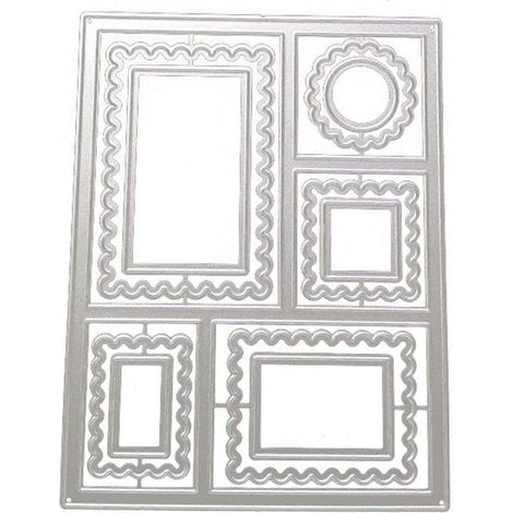 Rahmen-Metall-Stanzformen aus Kohlenstoffstahl für Karten, DIY-Scrapbooking (1/5)
