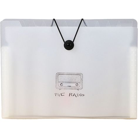 Dossier, organiseur de documents (KS-04), portable, grand sac de rangement multicouche pour papier de test, adapté aux salles de classe, à la maison et au bureau. (1/5)