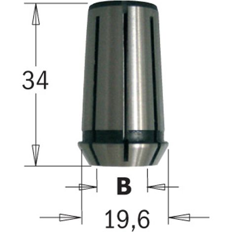 796.860.00 PINZA D=6      PARA ELECTROFRESADORA CMT1E