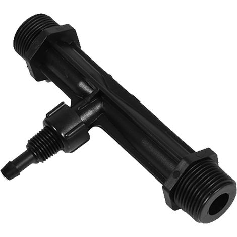 Tube d'irrigation, mélangeur, injecteur d'engrais, dispositif d'arrosage de jardin, plastique noir, G3/4 pouce (1/5)