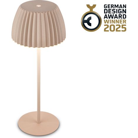 LED Tischlampe Akku LED Tischleuchte Dimmbar Kabellos Touch Aussen/Innen