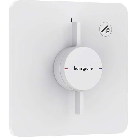 Mitigeur DuoTurn Q encastré, 1 consommateur, blanc mat
