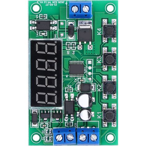 Module Relais 32 Fonctions Temporisateur Digital Fiable Interrupteur Contrôle Moteur DC Sécurisé (1/5)