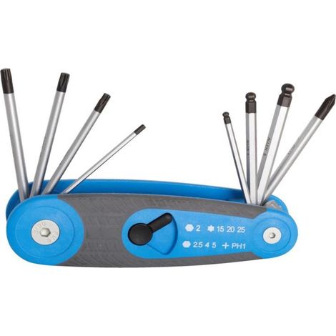 Multitool Unior 624220 chiavi Torx T15 T20 e Allen 2 2.5 4 5