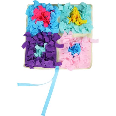 Tapis D'Enrichissement Olfactif - Pour Chiens - En Coton Mélangé - Lavable En Machine - Pour Dressage Et Stimulation Mentale - 1 Pièce (1/5)