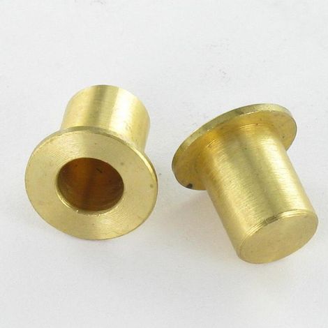 DOUILLES Laiton 12X10 à Collerette-1 pièce