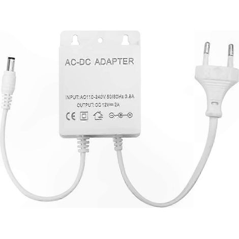 Wasserdichtes 12-V-Gleichstromnetzteil für Überwachungskameras, wasserdichter Netzadapter, 12-Volt-Transformator für Außen-CCTV-Systeme (1/5)