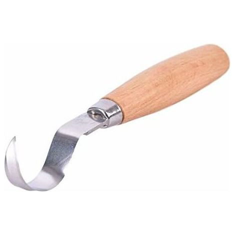 Couteau à sculpter de précision en acier inoxydable, outil de sculpture ergonomique pour le travail du bois et le pliage de cuillères. (1/5)