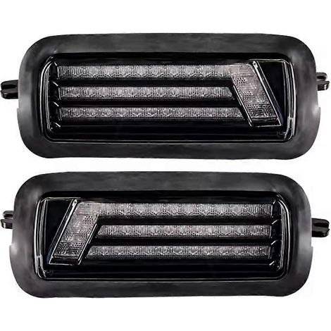 Satz mit 2 LED-Tagfahrlichtern mit integrierten Blinkern, Ersatzteile für Lada Niva 4x4 Autoscheinwerfer (1995-2015) (1/5)