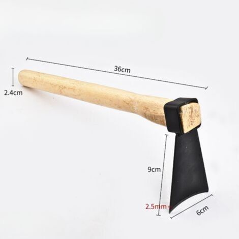 Houe de jardinage en acier – Longueur 150cm – Résistante à l'usure – Pour désherbage et creusement efficace