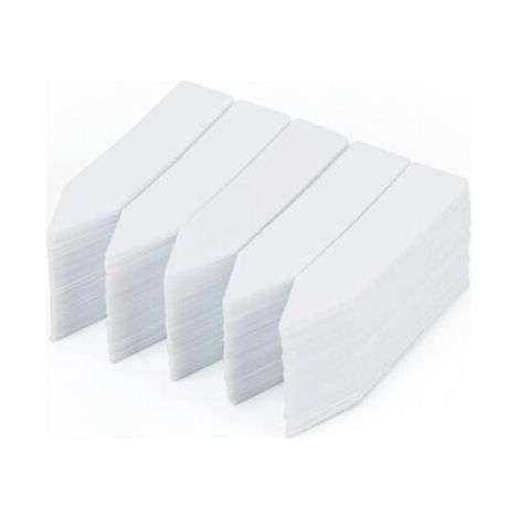 200 Pièces mini étiquette pour semis,5X1cm etiquette plante,etiquette potager plastique,etiquette jardin exterieur,blanc (1/4)