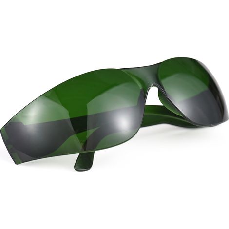 Lunettes de protection laser pro anti lumière bleue rouge violette 190-470nm 610-760nm avec étui, pour gravure laser épilation soudure atelier (1/3)