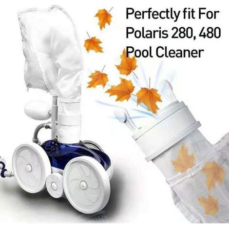 Sac Filtrant - Pour Nettoyeur Piscine Polaris 280 et 480 - Maille Fine - Compatible Arctic Star - 1 Pièce (1/4)