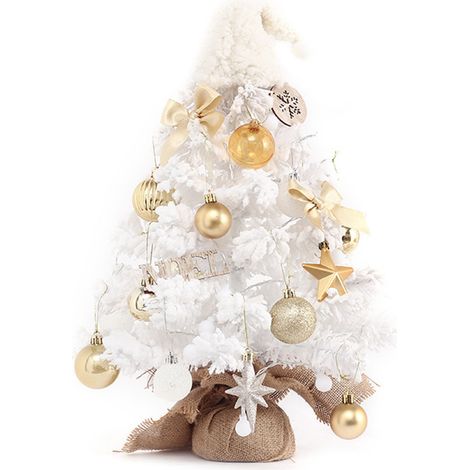 Sapin de Noël de bureau 50 cm avec LED, décoration de Noël miniature lumineuse pour décoration festive (1/5)