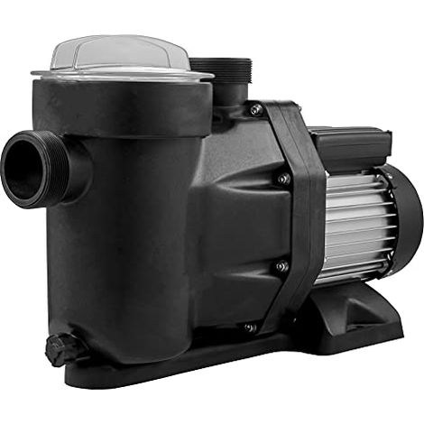 VEVOR Pompa ad Acqua a Pressione Potenza 1 HP / 750 W, Max. Portata 19200 L/H Pompa per Piscina con Cavo 1,5 m, Elettropompa Pompa Filtro Piscina Velocità da 3450 RPM per Interrato e Fuori Terra (1/4)