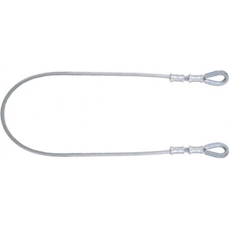 KRATOS SAFETY - Élingue d'ancrage en câble Inox 1m