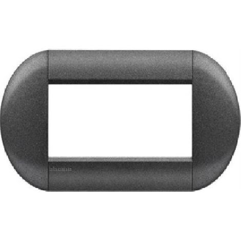 Livinglight placca 4 mÓdulos graphite color lnb4804gf