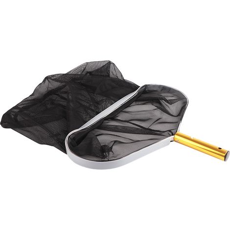 Épuisette à feuilles pour piscine robuste, cadre à mailles fines, filet de nettoyage pour bassin, skimmer de piscine résistant (1/5)