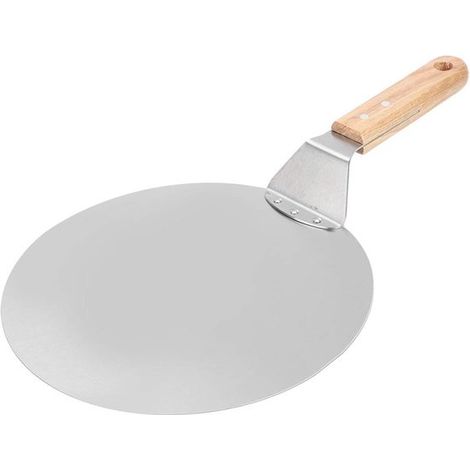 Bandeja de transferencia redonda de alta calidad para levantar pasteles，Pala para pizza práctica (1/5)