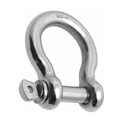 Manille lyre inox A4 - Diamètre: 16