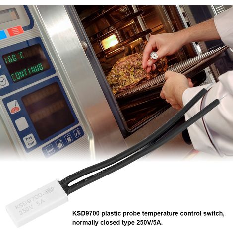 Lot de 2 KSD9700 régulateur de température NF disjoncteur thermique sonde plastique 75°C (1/5)