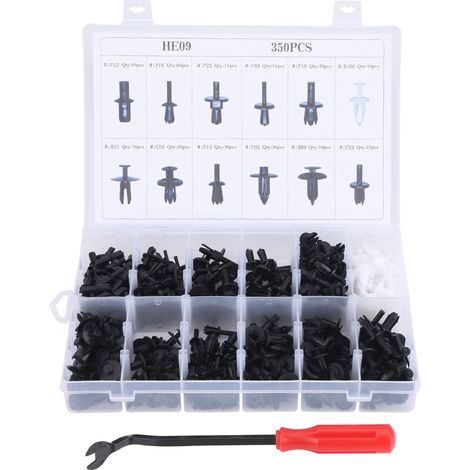 GARRYFIZH Facile à installer, à monter et à entretenir. Longue durée de vie. Goupille de fixation, rivet en plastique durable, pour la fixation des bas de caisse et pare-chocs.
